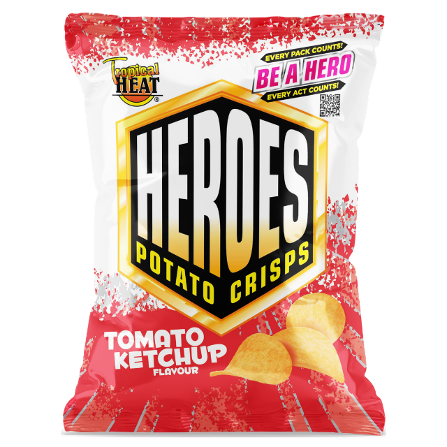 Tropical Heroes Tomato Crisps 40G